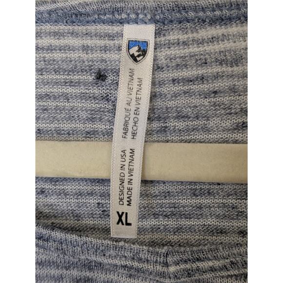 KUHL Allura Linen Blend Long Sleeve Lightweight Sweater Women Size XL Gray - Picture 3 of 10